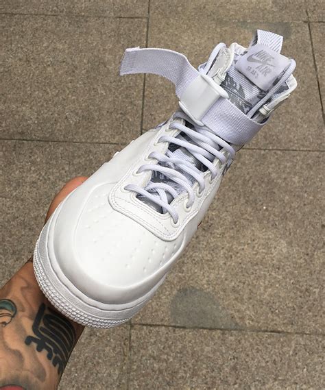 Nike SF AF1 Mid White Tiger Camo 3M SneakerNews