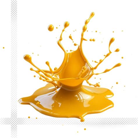 Premium Psd Liquid Oil Splash Transparent Background