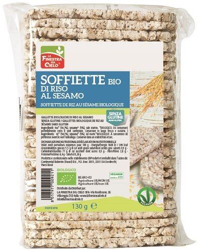 Soffiette Al Sesamo Con Sale Bio 130 G