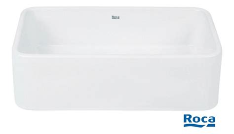 Bacha Rectangular Apoyo Mesada Baño Loza Blanca Lavatorio SANITARIOS