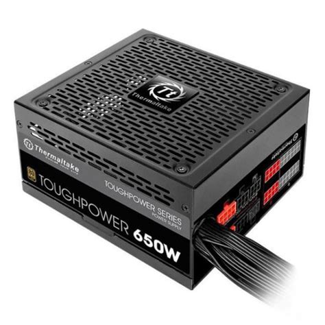 Thermaltake Toughpower 650w 80 Gold Semi Modular Power Supply The