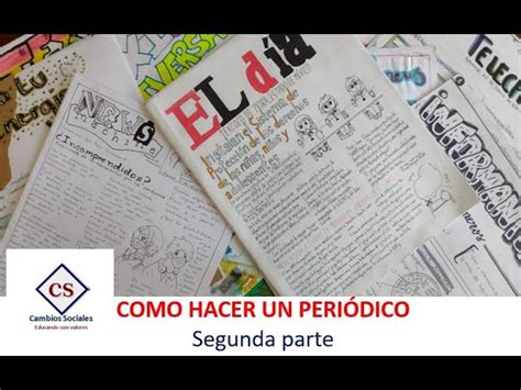 Como Hacer Un Periodico Escolar Facil Como Crear Un Periodico Escolar