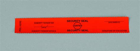 Tamper Evident Security Seals Therapak® Security Seals