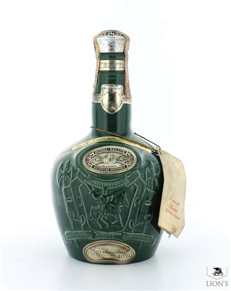 Chivas Brothers Royal Salute 21 Years Old Green Ceramic One Of The