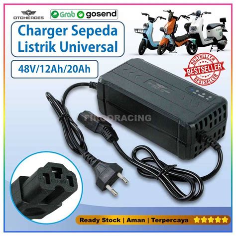 Jual CHARGER SELIS SEPEDA LISTRIK SCOOTER LISTRIK 48V 12Ah 20Ah