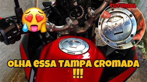 COMO CROMA A TAMPA DO TANQUE DA SUA MOTO EM CASA YouTube