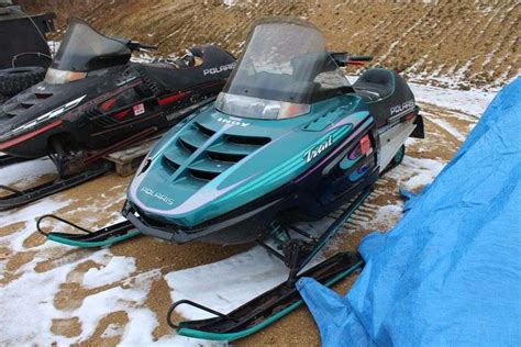 1997 Polaris Indy Trailer Snowmobile Lee Real Estate Auction Service