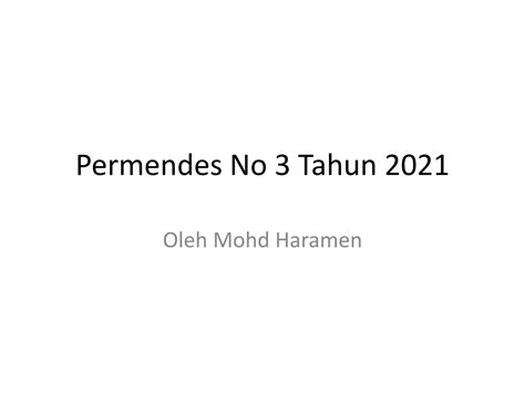 Permendes 21 Tahun 2020 3