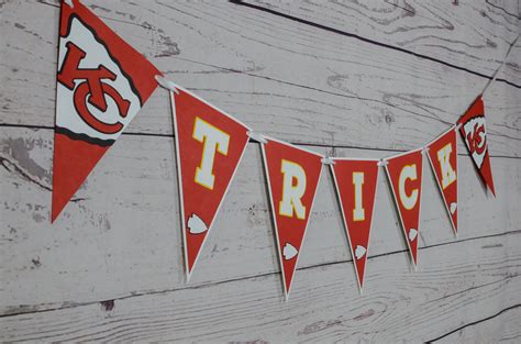 Kansas City Chiefs Personalized Banner Football Party Etsy