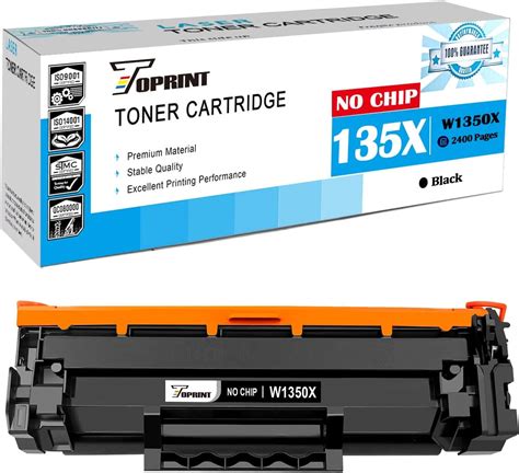 Toprint No Chip With Tool Compatible Toner Cartridge 135x W1350x