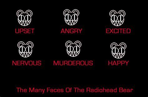 The Many Faces Of The Radiohead Bear Radiohead