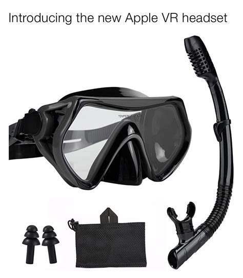 Introducing the new Apple VR headset. - Funny