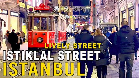 Nightlife City Center Istiklal Street Taksim Square Galata Tower