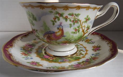 Royal Albert Chelsea Bird Cup And Saucer Bone China Made In Etsy