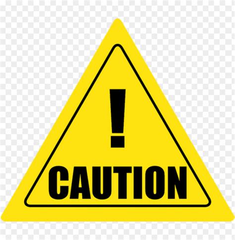 Triangular Caution Sign Png Transparent With Clear Background Id