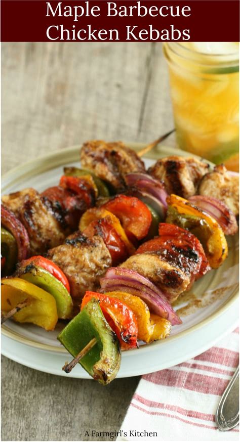 Barbecue Chicken Kebabs Barbecue Chicken Chicken Kebabs Healthy Recipes