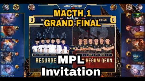 WOW RESURGENCE PICK JHONSON GRAND FINAL RRQ VS RESURGENCE MPL