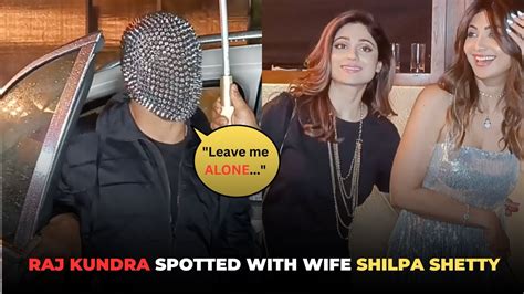 Raj Kundra Again Hides Face With Mask As He Gets Papped With Shilpa