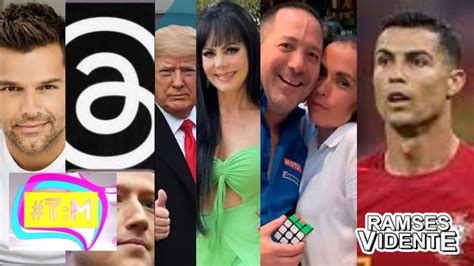 Ricky Martín Demanda twitter Presidente de USA Maribel Guardia