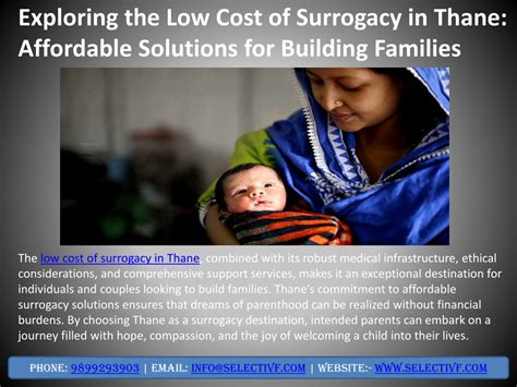 Ppt Exploring The Low Cost Of Surrogacy In Thane Affordable Solutions For Building Families