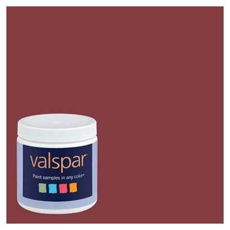 Valspar 8 Oz Montpelier Red Velvet Interior Satin Paint Sample At