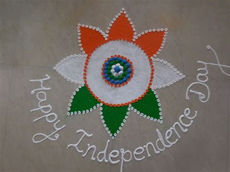 Independence day rangoli10 - Wedandbeyond