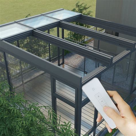 Wholesale Aluminum Glass Villa Terrace Sun Room Laminated Glass Roof Garden Rv Skylight Top Roof