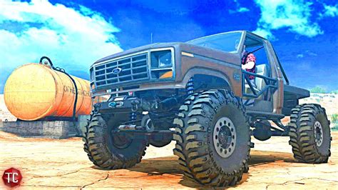 SpinTires MudRunner REALISTIC 1986 Ford F150 Truggy YouTube