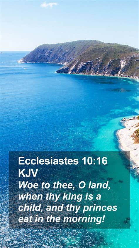 Ecclesiastes 10 16 KJV Mobile Phone Wallpaper Woe To Thee O Land