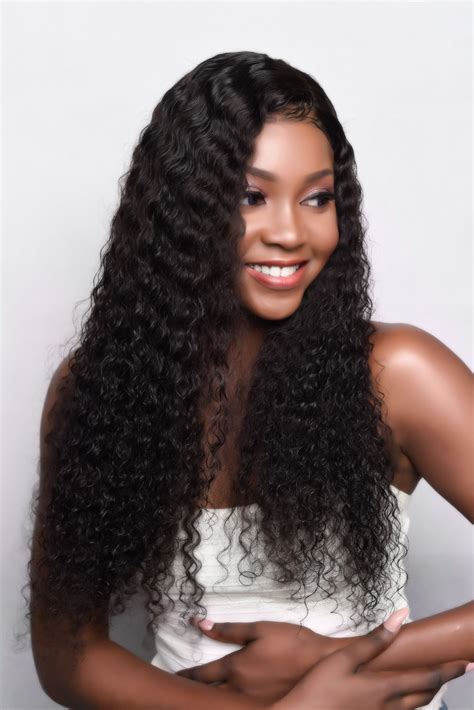 13×4 Lace Frontal Wig Deep Wave Human Hair Wig In Nigeria Loveuwig