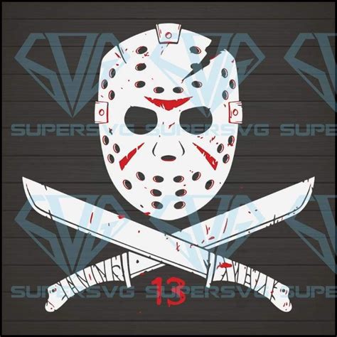 Jason Mask Jason Voorhees Svg Jason Voorhees Halloween Svg Jason