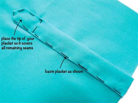 How To Sew A Sleeve Placket Inseam Studios