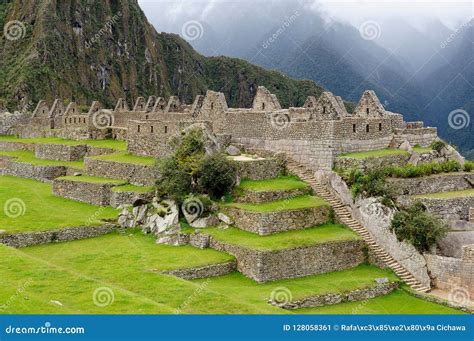 The Incan Ruins Machu Picchu Mysterious City In Peru South America