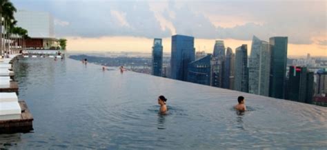 Kolam Renang Di Atas Gedung Marina Bay Sands Balistta News