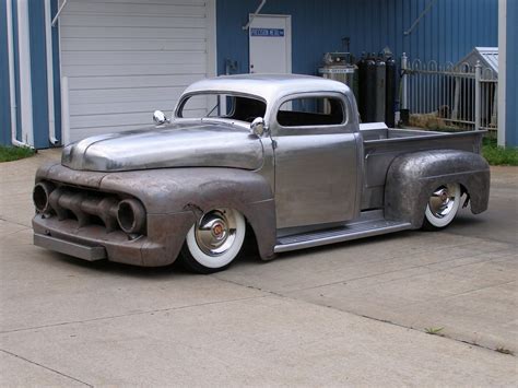 Photo Hamb Jalopy Journal Jimmy Hervatin 1951 Ford F1 Ford Rat Rods