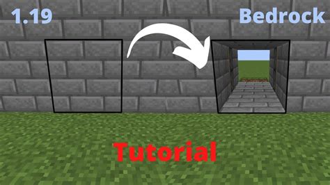 X Geheime Redstone Piston Door T R Bedrock I Minecraft Tutorial I