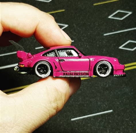 Mycustomhotwheels Porsche Rwb With Workmeister Wheels Hot Wheels