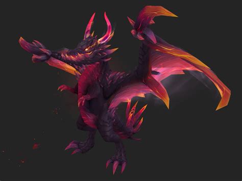 WoW Petopia on Twitter: "The "shadowflame" colours on this protodrake ...