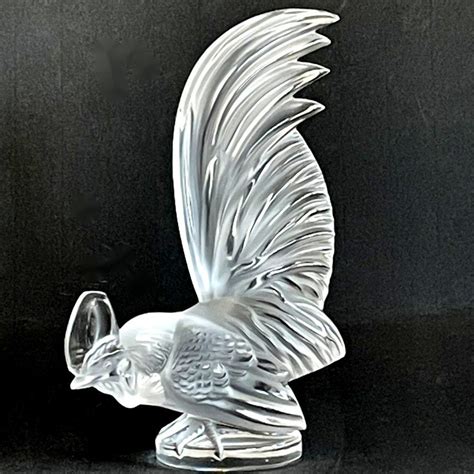 Proantic Coq Nain Cristal Lalique