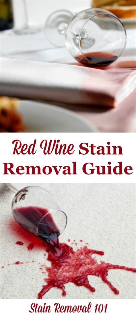 Red Wine Stain Removal Guide For Clothing Upholstery And Carpet On