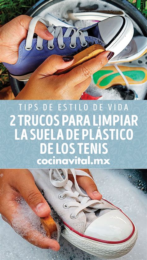 2 trucos para limpiar la suela de plástico de los tenis Cocina Vital