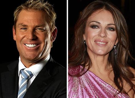 Picture gallery of Shane Warne and His wife Elizabeth Hurley ...