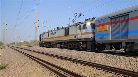 Speedy Queen Action Gitanjali Express Kanpur Wap Charge Smoothly