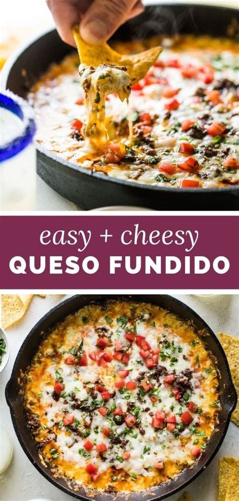 Irresistible Queso Fundido With Chorizo And Peppers