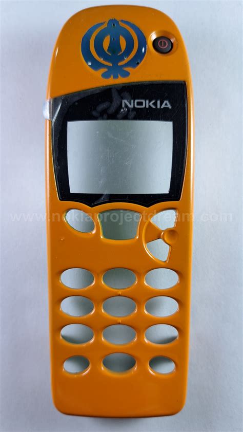 Nokia SKH Orange With Logo Xpress On Cover For Nokia 5100 Series