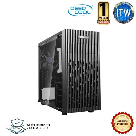 DeepCool MATREXX 30 Tempered Glass Mini Tower Micro ATX PC Case