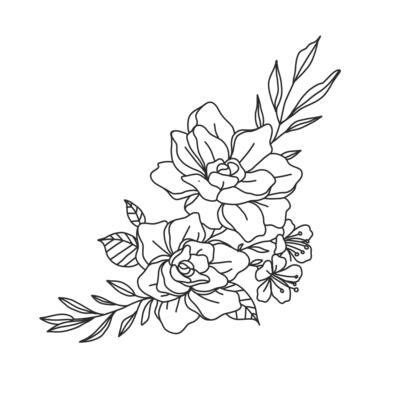 Flower Outline Vector Art, Icons, and Graphics for Free Download