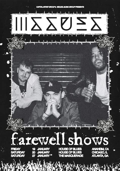 Issues Announce Farewell Shows