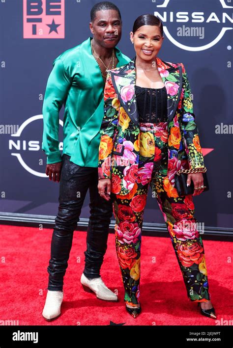 Los Angeles California Usa June 26 Kirk Franklin And Tammy Collins