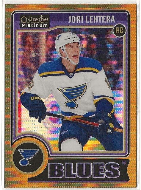 O Pee Chee Platinum Seismic Gold Rookie Jori Lehtera